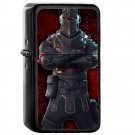 Black Knight - Oil Windproof Flip Top Black Lighters Briquet Encendedor 2