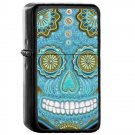 Dia De Los Muertes Mexico Mexican - Oil Windproof Flip Top Black Lighters Briquet Encendedor 2