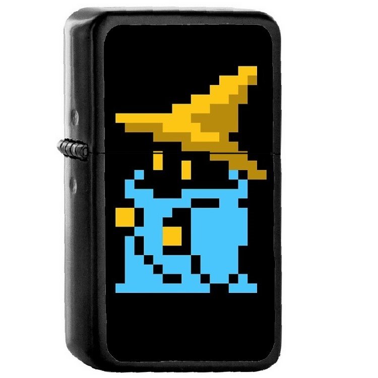 Final Fantasy Vii Black Mage - Oil Windproof Flip Top Black Lighters Briquet Encendedor 2