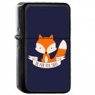 Fox - Oil Windproof Flip Top Black Lighters Briquet Encendedor 2