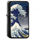 Great Wave Kanagawa - Oil Windproof Flip Top Black Lighters Briquet Encendedor 2
