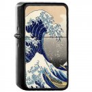 Great Wave Kanagawa - Oil Windproof Flip Top Black Lighters Briquet Encendedor 21