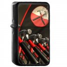 Hammer - Oil Windproof Flip Top Black Lighters Briquet Encendedor 2