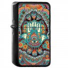 Hamsa Hand - Oil Windproof Flip Top Black Lighters Briquet Encendedor 2