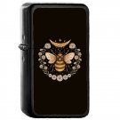 Honey Bee - Oil Windproof Flip Top Black Lighters Briquet Encendedor 2