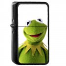 Kermit the Frog - Oil Windproof Flip Top Black Lighters Briquet Encendedor 2