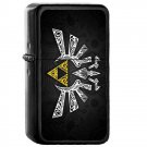 Legend of Zelda – Hyrule Doodle - Oil Windproof Flip Top Black Lighters Briquet Encendedor 2