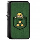 Legend of Zelda - Oil Windproof Flip Top Black Lighters Briquet Encendedor 2