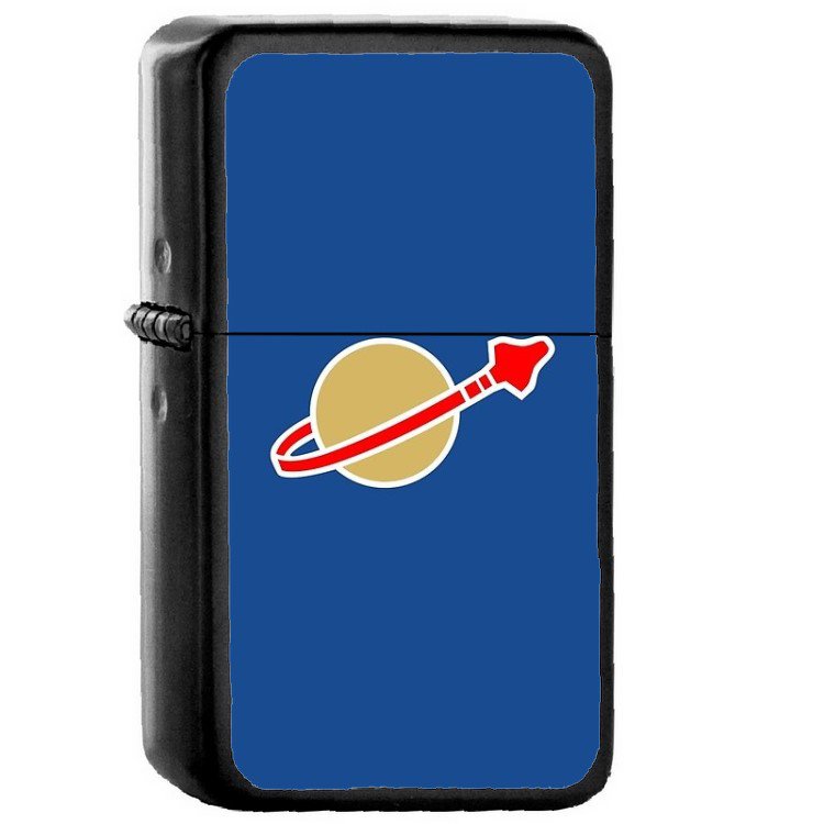 LEGO Classic Space NASA - Oil Windproof Flip Top Black Lighters Briquet Encendedor 2