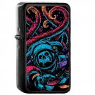Lost - Oil Windproof Flip Top Black Lighters Briquet Encendedor 2