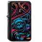 Lost - Oil Windproof Flip Top Black Lighters Briquet Encendedor 2