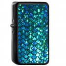 Mermaid Scales 1 - Oil Windproof Flip Top Black Lighters Briquet Encendedor 2