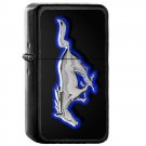 Mustang Horse - Oil Windproof Flip Top Black Lighters Briquet Encendedor 2