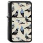 Pigeons - Oil Windproof Flip Top Black Lighters Briquet Encendedor 2