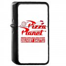 Pizza Planet - Oil Windproof Flip Top Black Lighters Briquet Encendedor 2