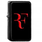 RF Roger Federer - Oil Windproof Flip Top Black Lighters Briquet Encendedor 2