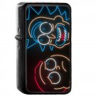 Rick and Morty - Oil Windproof Flip Top Black Lighters Briquet Encendedor 2