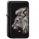 Roaring Lion - Oil Windproof Flip Top Black Lighters Briquet Encendedor 2