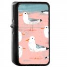 Seagulls - Oil Windproof Flip Top Black Lighters Briquet Encendedor 2