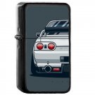 Skyline GTR R32 - Oil Windproof Flip Top Black Lighters Briquet Encendedor 2