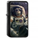 Space Farer - Oil Windproof Flip Top Black Lighters Briquet Encendedor 2