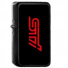 Subaru STI Red - Oil Windproof Flip Top Black Lighters Briquet Encendedor 2