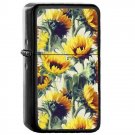 Sunflowers - Oil Windproof Flip Top Black Lighters Briquet Encendedor 2