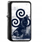 Teen Wolf Triskele and Wolf Triskelion - Oil Windproof Flip Top Black Lighters Briquet Encendedor 2