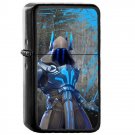 The Ice King - Oil Windproof Flip Top Black Lighters Briquet Encendedor 2
