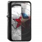 The Shield and The Soldier - Oil Windproof Flip Top Black Lighters Briquet Encendedor 2