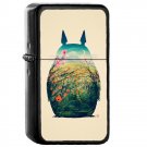 Tonari No Totoro Japanese Anime - Oil Windproof Flip Top Black Lighters Briquet Encendedor 2