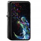 T-Rex - Oil Windproof Flip Top Black Lighters Briquet Encendedor 2