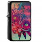 Watercolored Major Mask - Oil Windproof Flip Top Black Lighters Briquet Encendedor 2