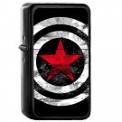 Winter Soldier - Oil Windproof Flip Top Black Lighters Briquet Encendedor 2