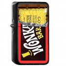 Wonka Chocolate Bar Golden - Oil Windproof Flip Top Black Lighters Briquet Encendedor 2