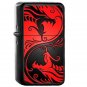 Yin Yang - Oil Windproof Flip Top Black Lighters Briquet Encendedor 2