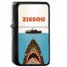 Zissou - Oil Windproof Flip Top Black Lighters Briquet Encendedor 2