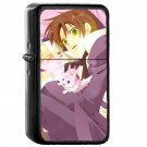 07-Ghost Anime - Oil Windproof Flip Top Black Lighters Briquet Encendedor 2