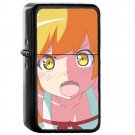 Monogatari Oshino Shinobu Anime Girl - Oil Windproof Flip Top Black Lighters Briquet Encendedor 2