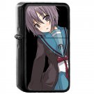 Nagato Yuuki Anime Girl - Oil Windproof Flip Top Black Lighters Briquet Encendedor 2