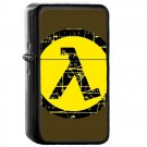 Half-Life Lambda Game - Oil Windproof Flip Top Black Lighters Briquet Encendedor 1