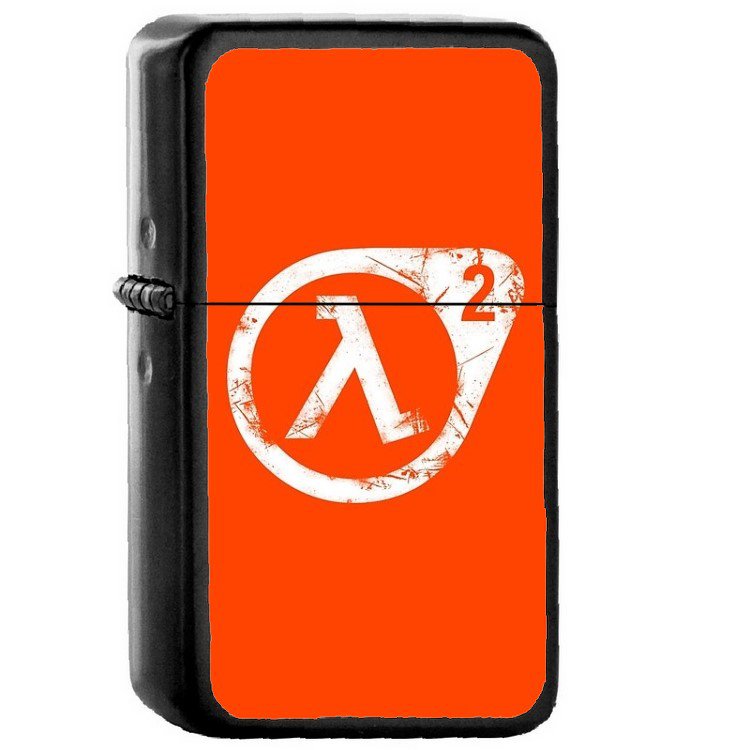 Half-Life Lambda Game - Oil Windproof Flip Top Black Lighters Briquet Encendedor 1