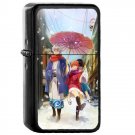 Gintama Yorozuya - Oil Windproof Flip Top Black Lighters Briquet Encendedor 1