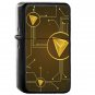 TRON TRX Coin Cryptocurrency &acirc;�� Oil Windproof Flip Top Black Lighters 117