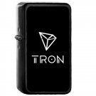 TRON TRX Coin Cryptocurrency – Oil Windproof Flip Top Black Lighters 121