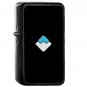 Waves Coin Cryptocurrency &acirc;�� Oil Windproof Flip Top Black Lighters 252