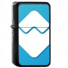 Waves Coin Cryptocurrency – Oil Windproof Flip Top Black Lighters 253