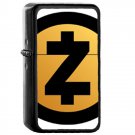 Zcash ZEC Coin Cryptocurrency – Oil Windproof Flip Top Black Lighters 187