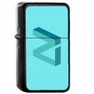 Zilliqa ZIL Coin Cryptocurrency – Oil Windproof Flip Top Black Lighters 287