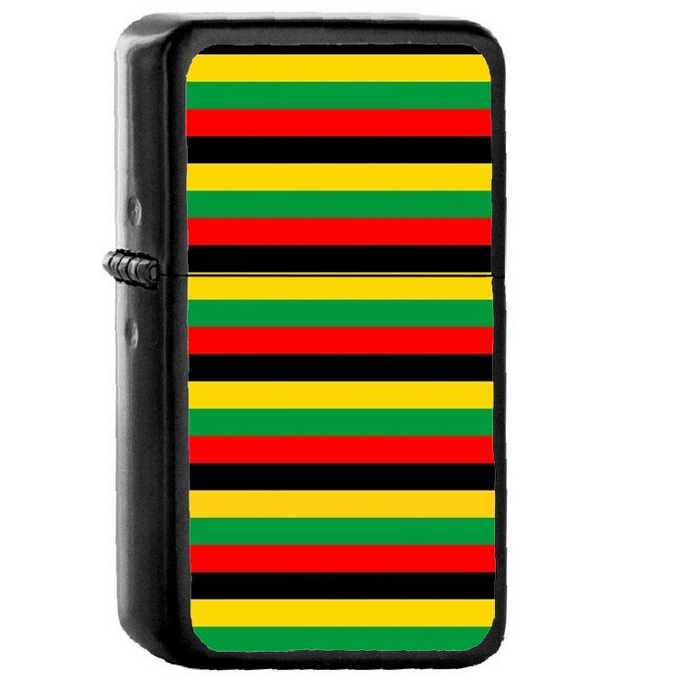 Zambia Country National Emblem Flag - Oil Windproof Flip Top Black Lighters Briquet Encendedor 2635
